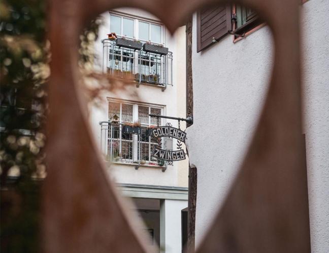Pension Goldener Zwinger Meiningen Exterior photo